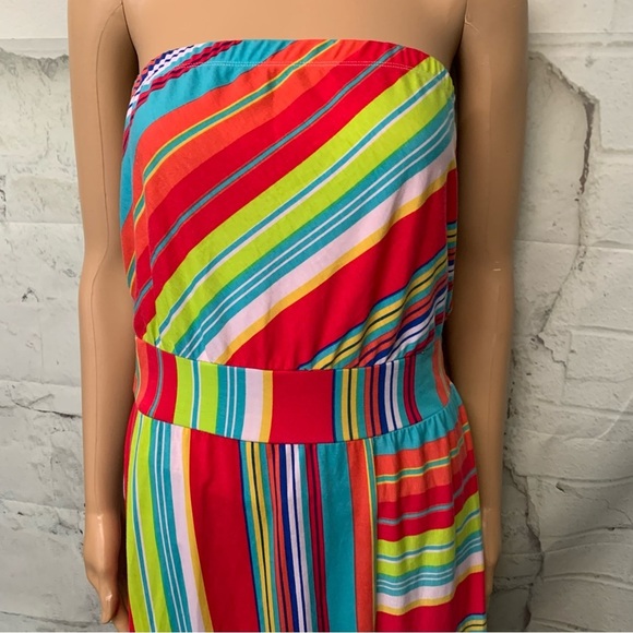 MAURICES Strapless Dress Multicolored - Picture 2 of 5